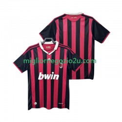 Maglia AC Milan 2009 Retro Uomo Casa Divisa 2010 Manica Corta