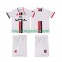 Maglia AC Milan 1996 1997 Retro Bambino Trasferta Divisa Manica Corta