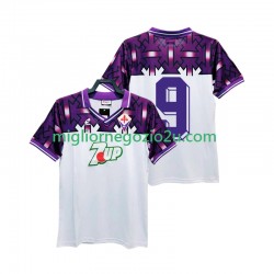 Maglia ACF Fiorentina 9 1992 1993 Retro Uomo Trasferta Divisa Manica Corta