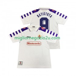 Maglia ACF Fiorentina BASTUTA 9 Retro Uomo Trasferta Divisa 1998 1999 Manica Corta