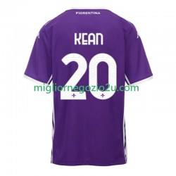 Maglia ACF Fiorentina Kean 20 Uomo Casa Divisa 2025-2026 Manica Corta