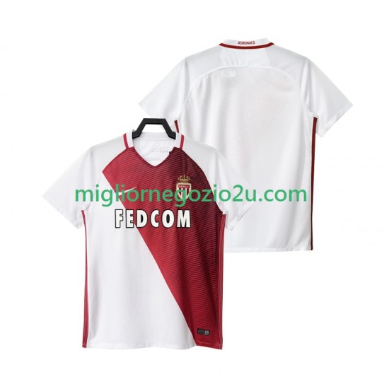 Maglia AS Monaco 2016 2017 Uomo Casa Divisa Manica Corta