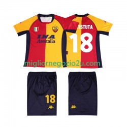 Maglia AS Roma BATISTUTA 18 2001 Retro Bambino Casa Divisa Manica Corta