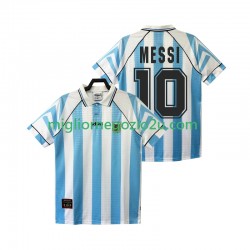 Maglia Argentina Lionel Messi 10 1996 1997 Retro Uomo Casa Divisa Manica Corta