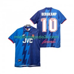 Maglia Arsenal BERGKAMP 10 1995 1996 Retro Uomo Trasferta Divisa Manica Corta