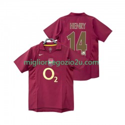 Maglia Arsenal Henry 14 2005 Retro Uomo Casa Divisa 2006 Manica Corta