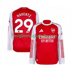 Maglia Arsenal Kai Havertz 29 Uomo Casa Divisa 2025-2026 Manica Lunga
