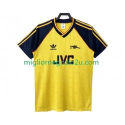 Maglia Arsenal 1988 1990 Retro Uomo Trasferta Divisa Manica Corta