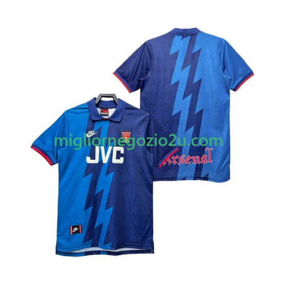 Maglia Arsenal 1995 1996 Retro Uomo Trasferta Divisa Manica Corta