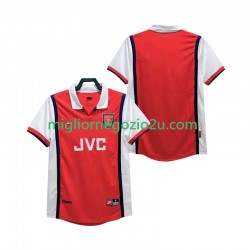 Maglia Arsenal Retro Uomo Casa Divisa 1998 1999 Manica Corta