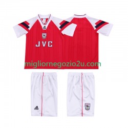 Maglia Arsenal 1992 Retro Bambino Casa Divisa 1994 Manica Corta