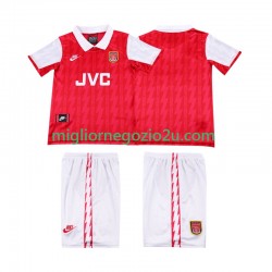 Maglia Arsenal 1996 Retro Bambino Casa Divisa 1994 Manica Corta
