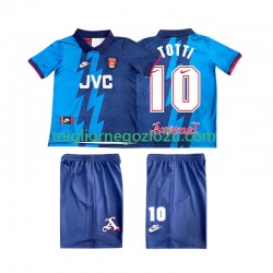 Maglia Arsenal TOTTI 10 1995 1996 Retro Bambino Trasferta Divisa Manica Corta