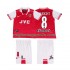 Maglia Arsenal WRIGHT 8 1996 1997 Retro Bambino Casa Divisa Manica Corta