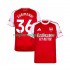 Maglia Arsenal Zubimendi 36 Uomo Casa Divisa 2025-2026 Manica Corta