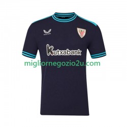 Maglia Athletic Bilbao Uomo Trasferta Divisa 2025-2026 Manica Corta