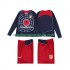 Maglia Atlético Madrid 2005 Retro Bambino Trasferta Divisa 2004 Manica Lunga