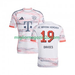 Maglia FC Bayern München Alphonso Davies 19 Uomo Trasferta Divisa 2025-2026 Manica Corta