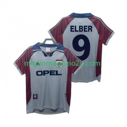 Maglia FC Bayern München Elber 9 1997 Retro Uomo Terza Divisa 1999 Manica Corta