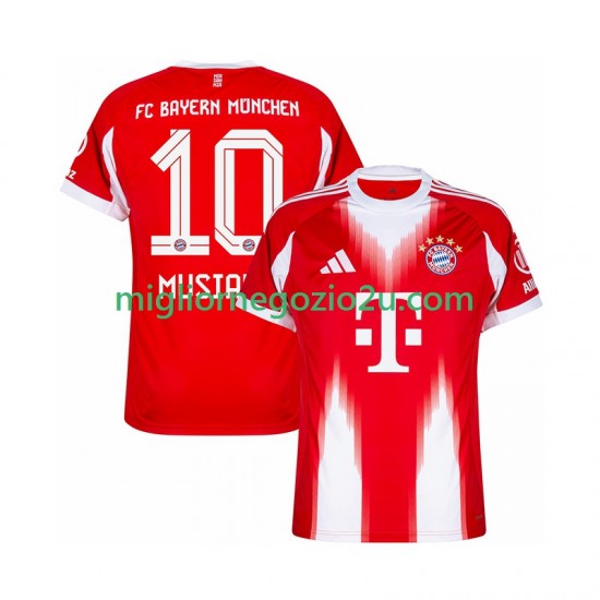 Maglia FC Bayern München Jamal Musiala 10 Uomo Casa Divisa 2025-2026 Manica Corta