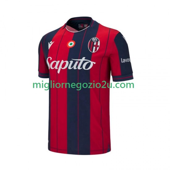 Maglia Bologna Uomo Casa Divisa 2025-2026 Manica Corta