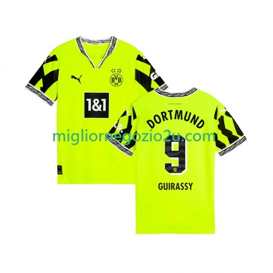 Maglia Borussia Dortmund Serhou Guirassy 9 Special Uomo Casa Divisa 2024-2025 Manica Corta