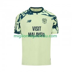 Maglia Cardiff City Uomo Trasferta Divisa 2025-2026 Manica Corta