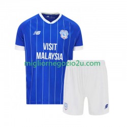 Maglia Cardiff City Uomo Casa Divisa 2025-2026 Manica Corta