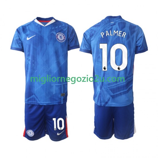 Maglia Chelsea Cole Palmer 10 Bambino Casa Divisa 2025-2026 Manica Corta