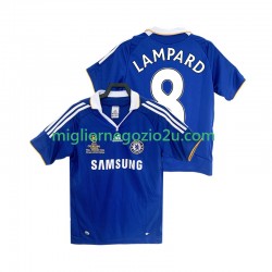 Maglia Chelsea LAMPARD 8 2007 Retro Uomo Casa Divisa 2008 Manica Corta