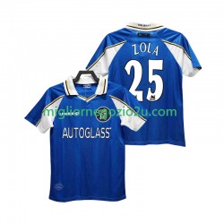 Maglia Chelsea ZOLA 25 1997 Retro Uomo Casa Divisa 1999 Manica Corta