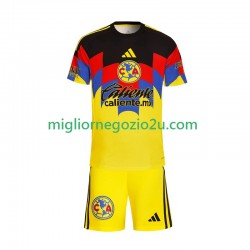 Maglia Club América Bambino Casa Divisa 2025-2026 Manica Corta
