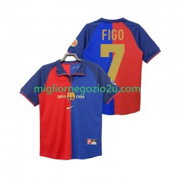 Maglia FC Barcelona FIGO 7 1990 2000 Retro Uomo Casa Divisa Manica Corta