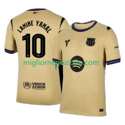 Maglia FC Barcelona Lamine Yamal 10 UCL Uomo Trasferta Divisa 2025-2026 Manica Corta