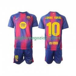 Maglia FC Barcelona Lamine Yamal 10 Champions League Bambino Casa Divisa 2025-2026 Manica Corta