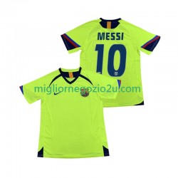 Maglia FC Barcelona Lionel Messi 10 2005 Retro Uomo Trasferta Divisa 2006 Manica Corta