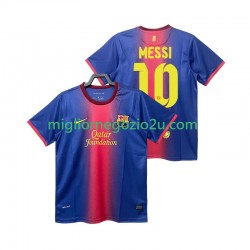 Maglia FC Barcelona Lionel Messi 10 2012 2013 Retro Uomo Casa Divisa Manica Corta