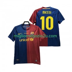 Maglia FC Barcelona Lionel Messi 10 Champions League 2009 Retro Uomo Casa Divisa 2008 Manica Corta