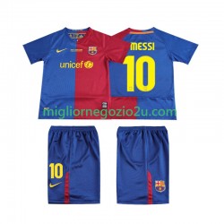 Maglia FC Barcelona Lionel Messi 10 Champions League 2009 Retro Bambino Casa Divisa 2008 Manica Corta