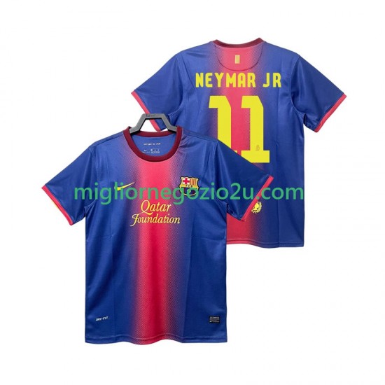 Maglia FC Barcelona Neymar JR 11 2012 2013 Retro Uomo Casa Divisa Manica Corta
