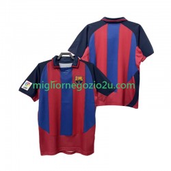 Maglia FC Barcelona 2003 Retro Uomo Casa Divisa 2004 Manica Corta