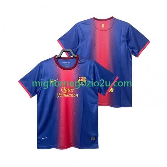 Maglia FC Barcelona 2012 2013 Retro Uomo Casa Divisa Manica Corta