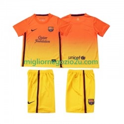 Maglia FC Barcelona 2012 2013 Retro Bambino Trasferta Divisa Manica Corta