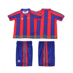 Maglia FC Barcelona 1996 1997 Retro Bambino Casa Divisa Manica Corta