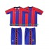 Maglia FC Barcelona 1997 Retro Bambino Casa Divisa 1998 Manica Corta