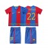 Maglia FC Barcelona SAUIOLA 22 2007 Retro Bambino Casa Divisa 2006 Manica Corta