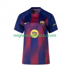Maglia FC Barcelona Donna Casa Divisa 2025-2026 Manica Corta