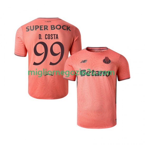 Maglia FC Porto Diogo Costa 99 Uomo Trasferta Divisa 2025-2026 Manica Corta