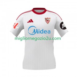 Maglia Sevilla FC Uomo Casa Divisa 2025-2026 Manica Corta