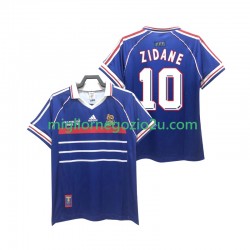 Maglia Francia ZIDANE 10 Retro Uomo Casa Divisa 1998 Manica Corta